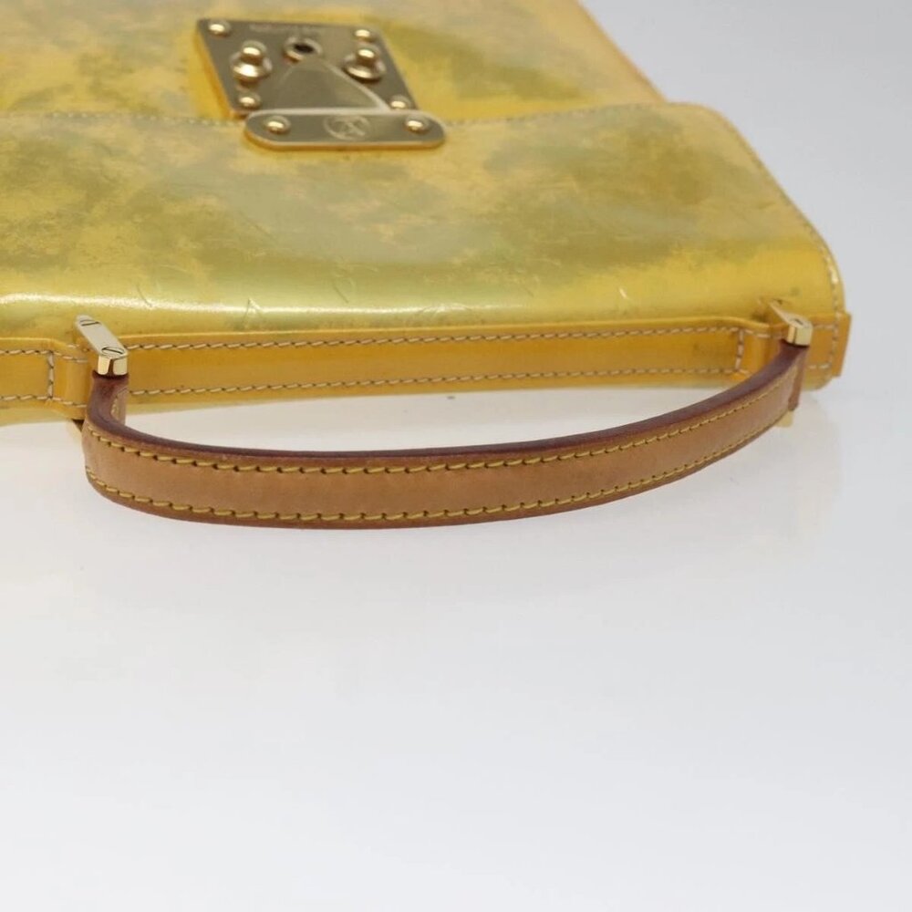 LOUIS VUITTON Monogram Vernis Spring Street Hand Bag Gris M91029 LV Auth 114335 - Picture 8 of 15